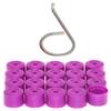 YKPSC1 20Pcs for VW Tiguan Golf MK5 Passat B7 Wheel Tire Hub Cap Nut Bolt Cover Rim Tyre Screws Plugs Studs Car Decorations Accessories
