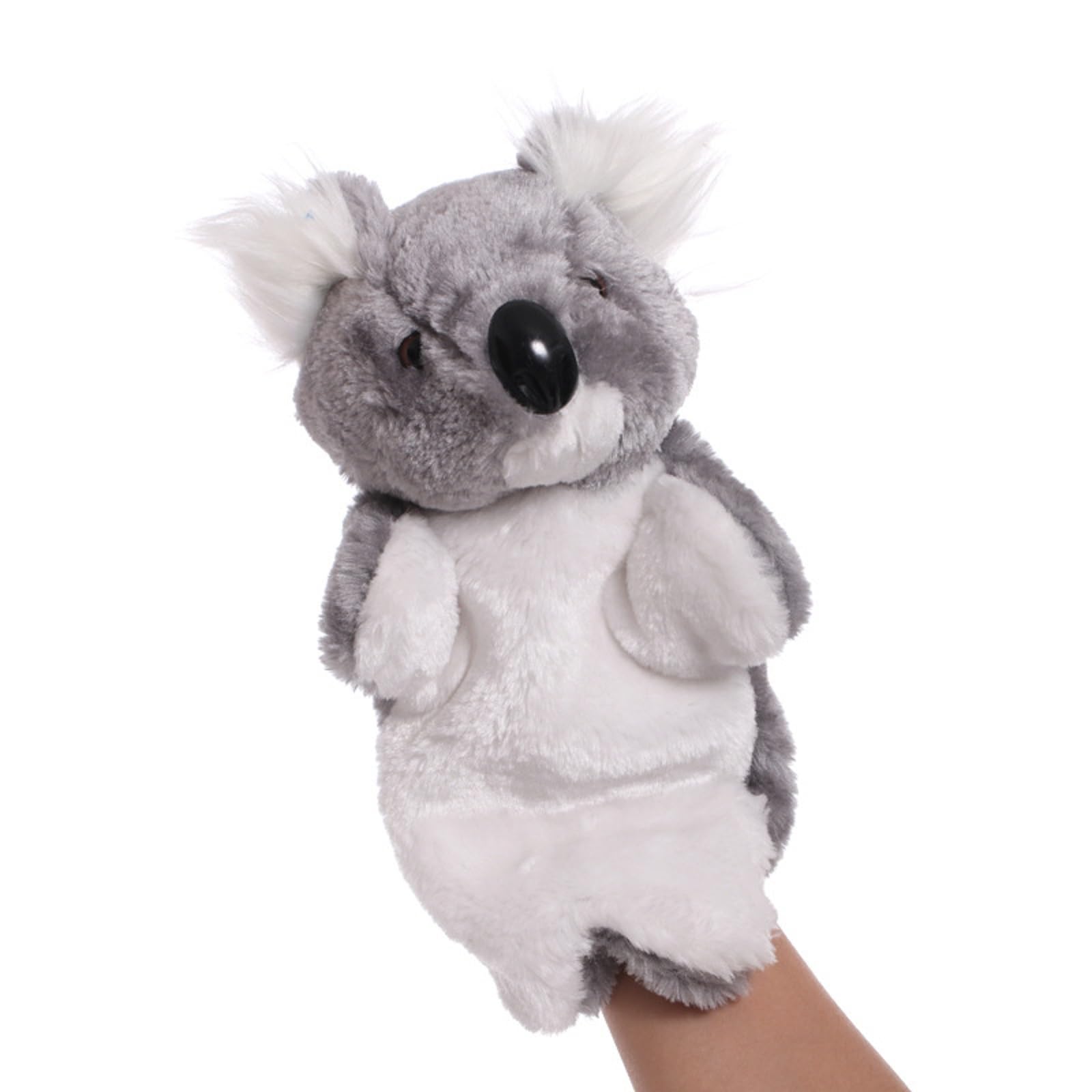 

Xihagnz Hand Puppets, Plush Animals with Moving Mouths, Perfect for Puppet Shows, Ventriloquism, and Hand Dancing, Cute Educational Fairy Tales,