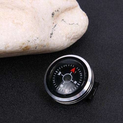 Bussola con Bottone a Cinturino Portatile Braccialetto Escursionismo Outdoor Orologio Resistente Bussola Accessori da Campeggio