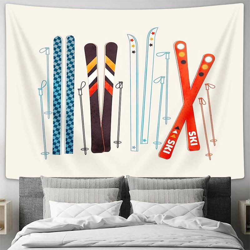 Boho Tapestry Mountain Landscape Nature Wall Hanging Home Decor Aesthetic Room Dorm Wall Art Vintage Scenic Backdrop