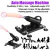 Cannon Machine Automatická teleskopická simulace Dildo Ženský masturbační vibrátor Sexuální hračky pro dospělé