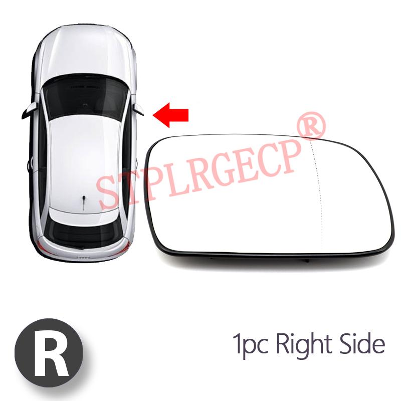 Auto Car Left Right Hand Side Door Wing Reaview Mirror Glass Heated Replacement for Peugeot 307 00-08 Citroen Xsara 03-05