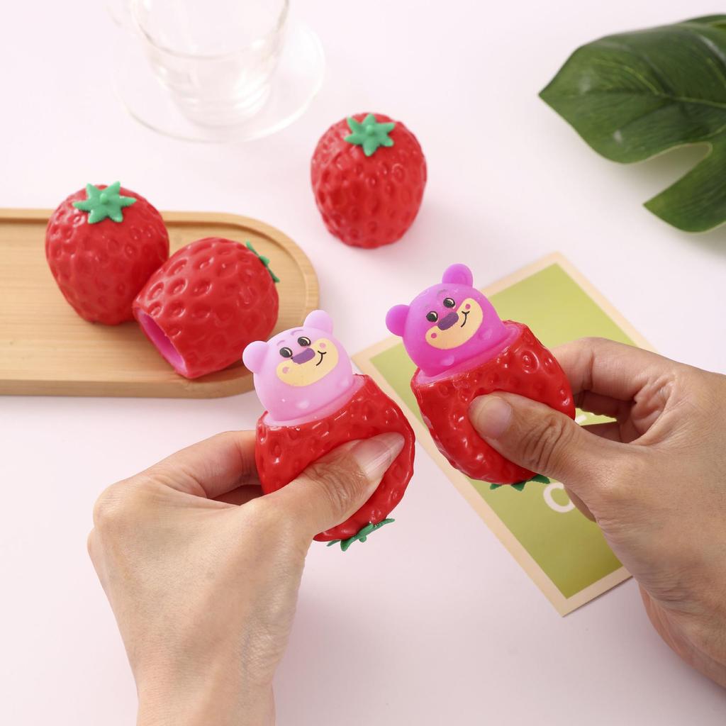 Year of the Rabbit Radish Squeeze Cup: Squishy Stress-Relief Rabbit Toy