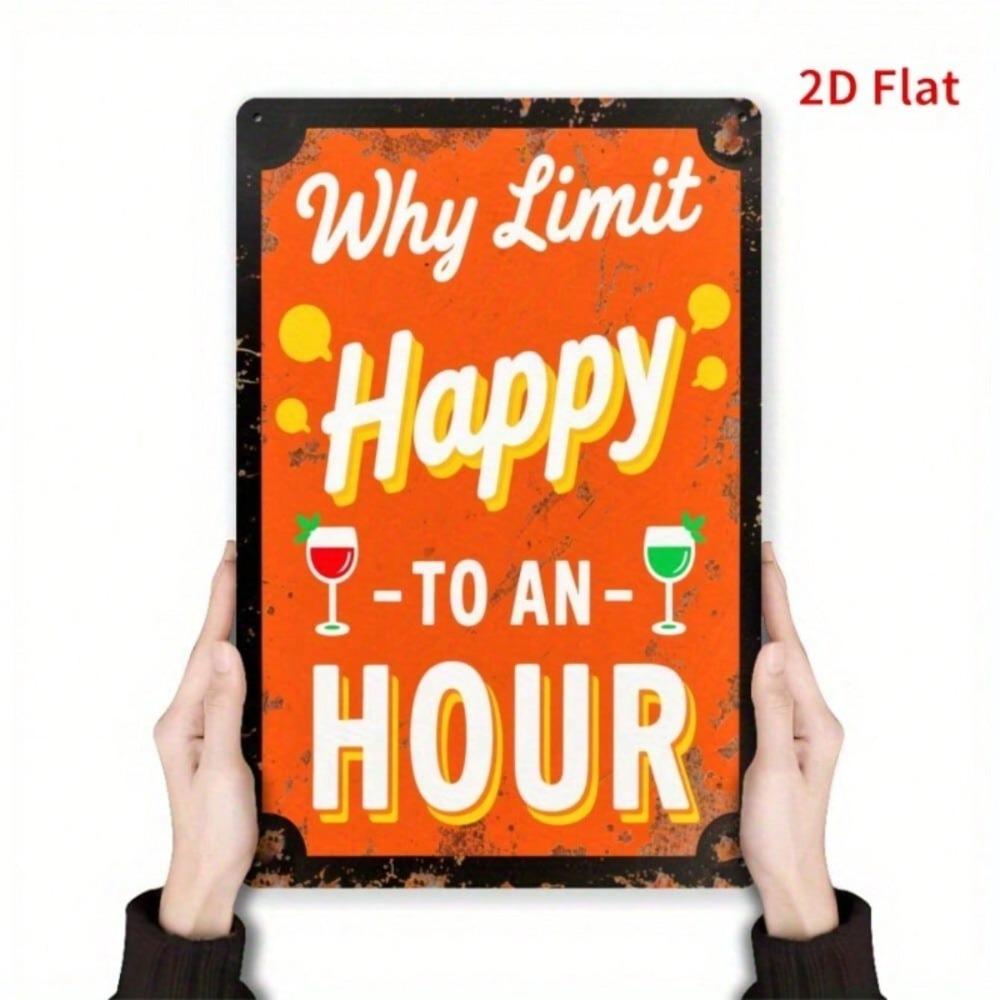 Vintage Funny Metal Sign 7.8x11.8 Inch Humorous Wall Art For Home Bar Cafe Office Decor