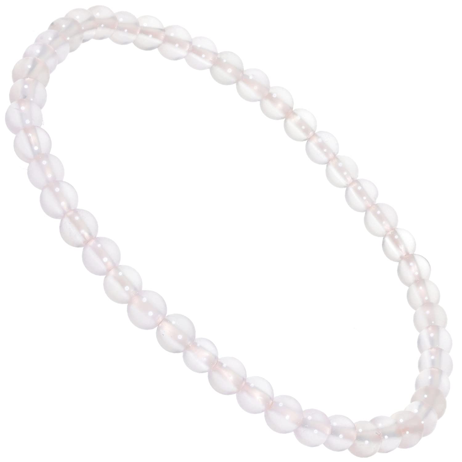 

Pink Chalcedony Slim Bracelet 4mm S Power Stone Ladies Prayer Beads Bracelet Ladies Stackable Simple [Shinjuku Ginnokura] Approx. 16.5cm (Ladies Size) рожевий