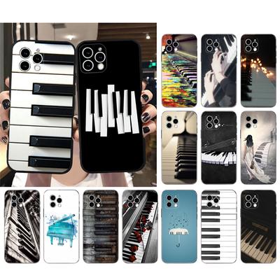 Music Piano Phone Case For iPhone Samsung Galaxy Redmi Xiaomi Oppo OnePlus Note S A 7 8 9 10 11 12 13 14 20 21 22 23 53 54 Pro Max Plus Ultra TPU Soft