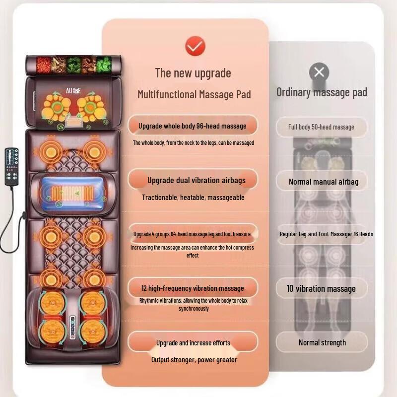 AUX Multifunctional Full Body Massage Mat CN plug (adapter included)