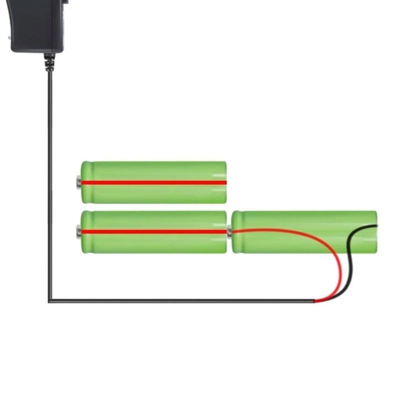 Cable Convertidor de Fuente de Alimentación de Enchufe de EE. UU. 100V-240V a 4.5V, Kit de 3 Piezas Eliminadores de Batería AA LR6 de 1.5V para Juguetes y Luces LED
