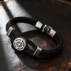 New Compass Bracelet Man Viking Nautical Rope Braslet Bangle Handmade Weaven Surfer Accessories Hombre Marine String Braclet