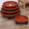 Removable Plant Stand Flower Pot Tray With Universal Wheel Heavy Rolling Flower Pot Rack Indoor And Outdoor Balcony