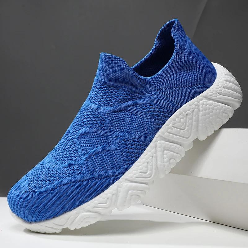 Mens Running Shoes Outdoor Jogging Mesh Lightweight Casual Breathable Walking Shoes 2024 New Big Size Sneakers for Men