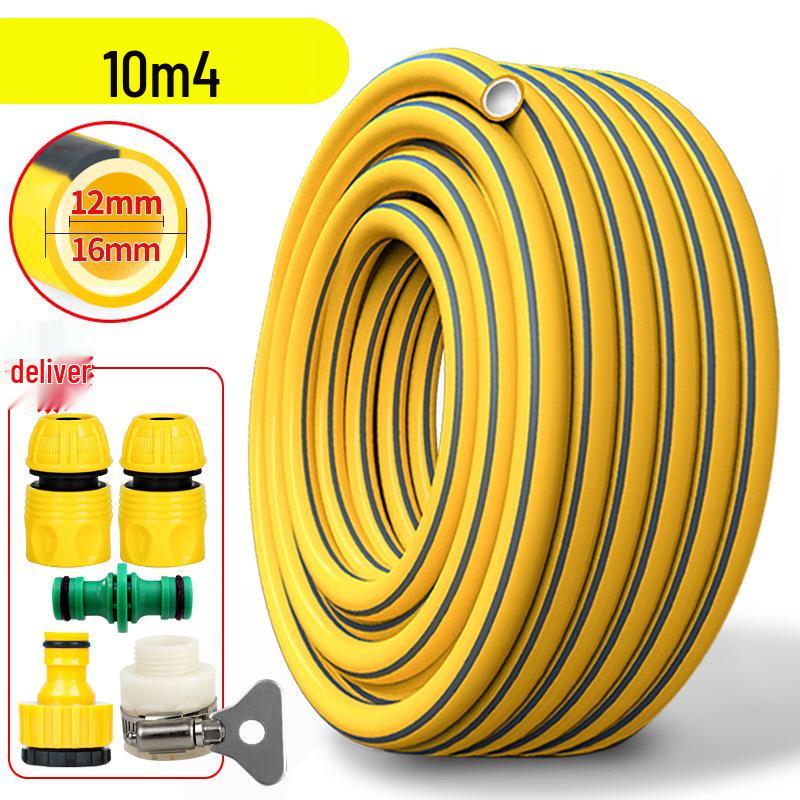 Eco-Friendly All-Season Soft Car Wash Water Hose with 4-Point PVC Pipe & Spray Gun