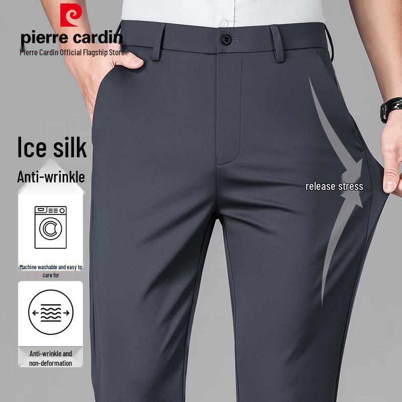 Pierre Cardin Men s Casual Wrinkle-Resistant Straight-Leg Pants L