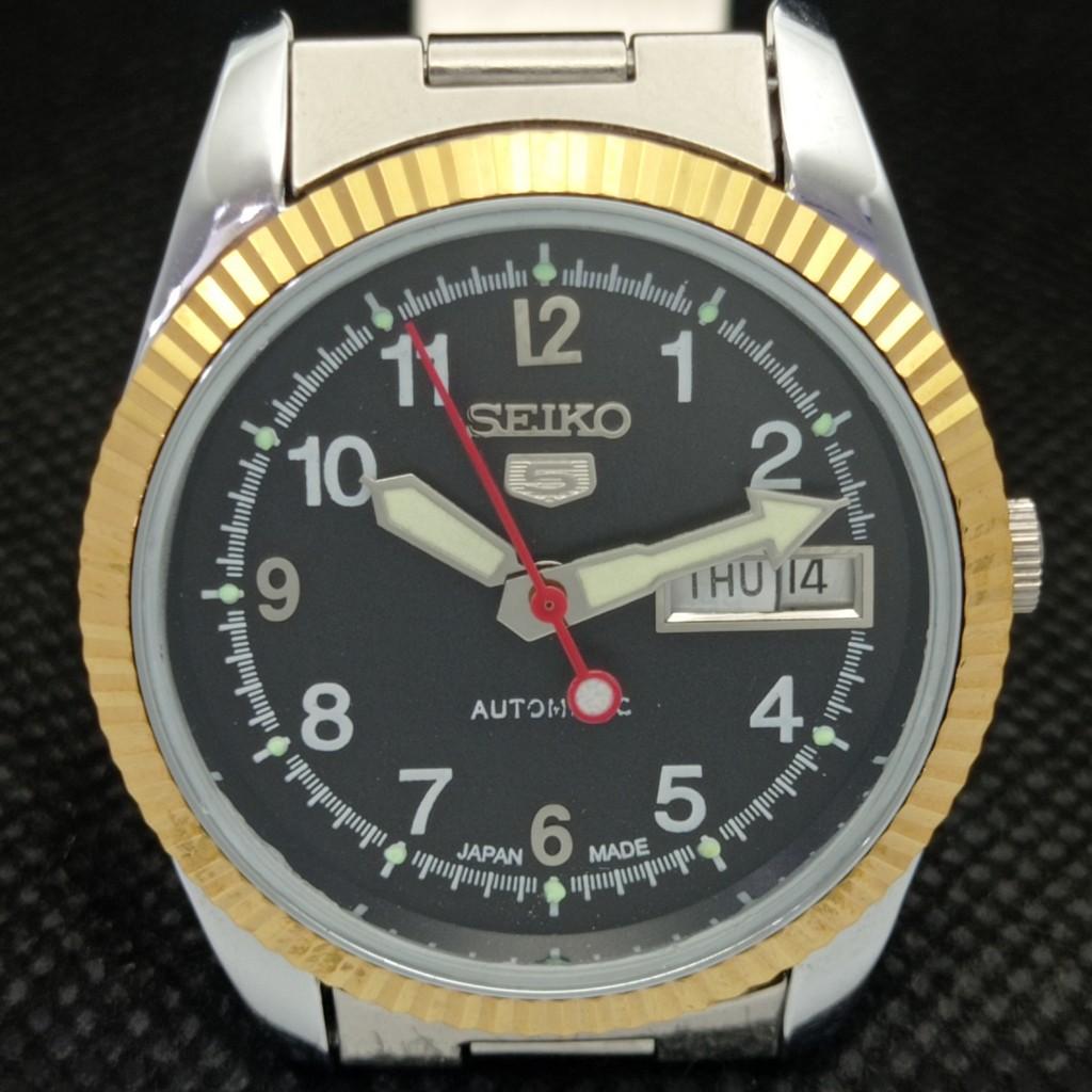 REFURBISHED VINTAGE SEIKO TRANSPARENT BACK JAPAN MENS AUTOMATIC WATCH A304958-9 SKU575a-a304958