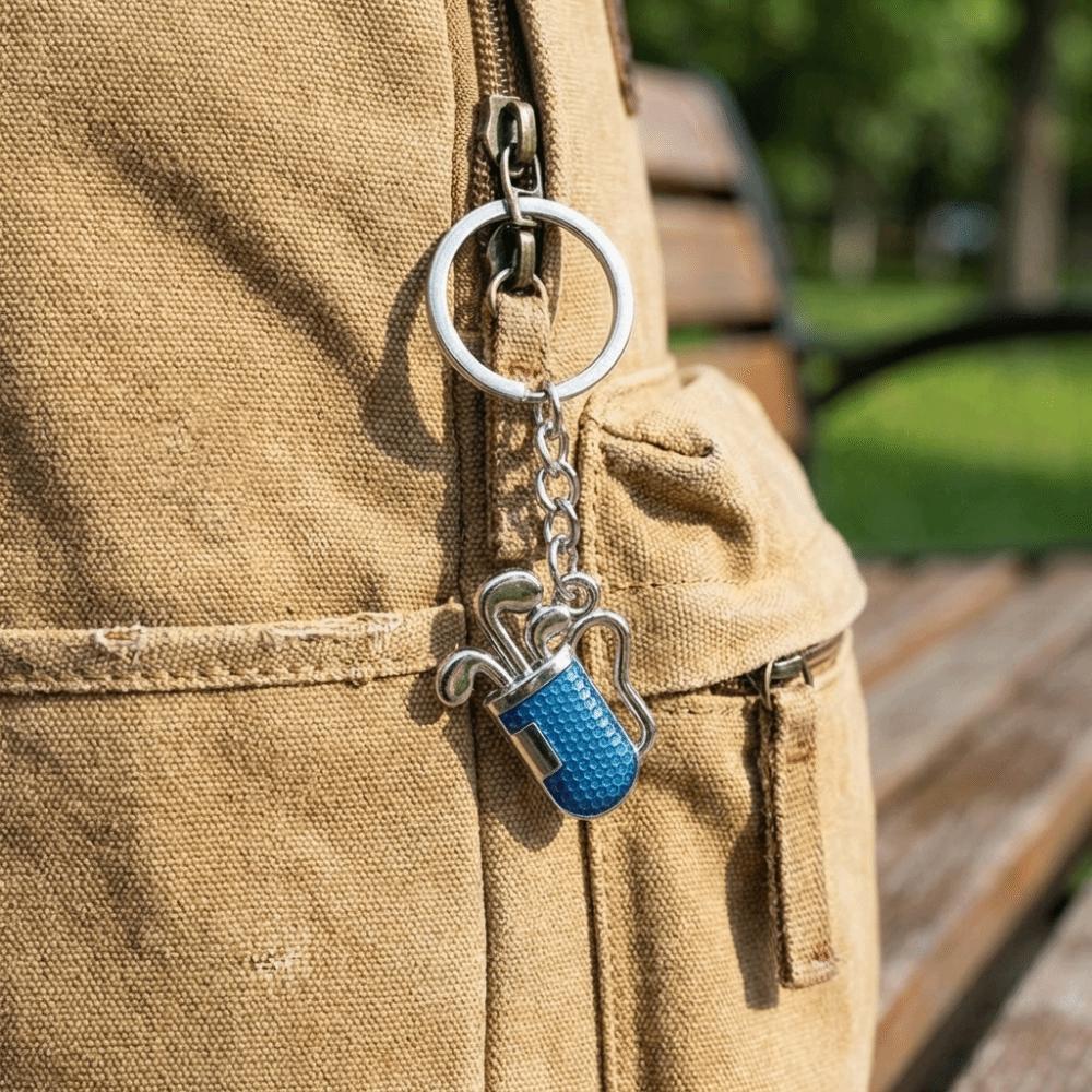 Creative Golf Keychain Classic Design Golf Pendant Key Holder  Husband Wife