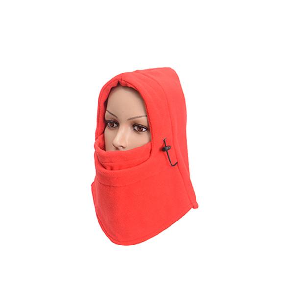 

Зимний флисовый термобалаклава-шарф лыжная маска для лица грелка для шеи шапка изделия красный