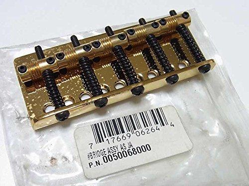 

Fender Guitar Parts 0050068000#BRIDGE ASSY AS JAZZ V GOLD Bridge Jazz Gold