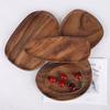 Ruhan Japanese Style Walnut Wood Oval Plate