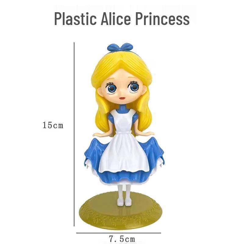 Princess Cake Decoration Figurine Featuring Sophia, Cinderella, and Elsa - Perfect for Birthday Parties and Festivals.