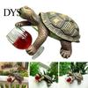 Whimsical Balcony Decorations Wine Drinking Turtle Figurine, Planter Hanger Statue, Plant Waterproof Outdoor Ornaments Pot Resin Ornament for