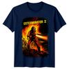 Capitão EO (1986) Camiseta Inspirada em Cartaz de Filme Retro Anos 80 Unissex