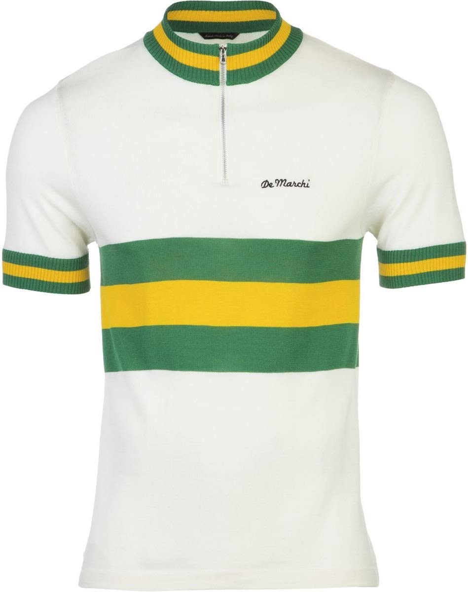 

Джерси из шерсти Demarchi AUSTRALIA 1972 x Желтый x Зеленый MCDMS2525-XL, Молочно-белый