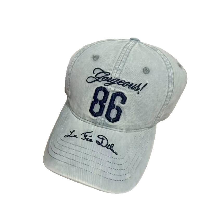 Streetwear Baseball Cap With Embroidered Letters For Casual Summer Outdoor Activities