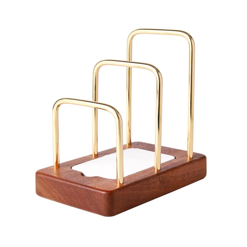 Oboustranné wenge dřevěné prkénko s nerezovým stojánkem