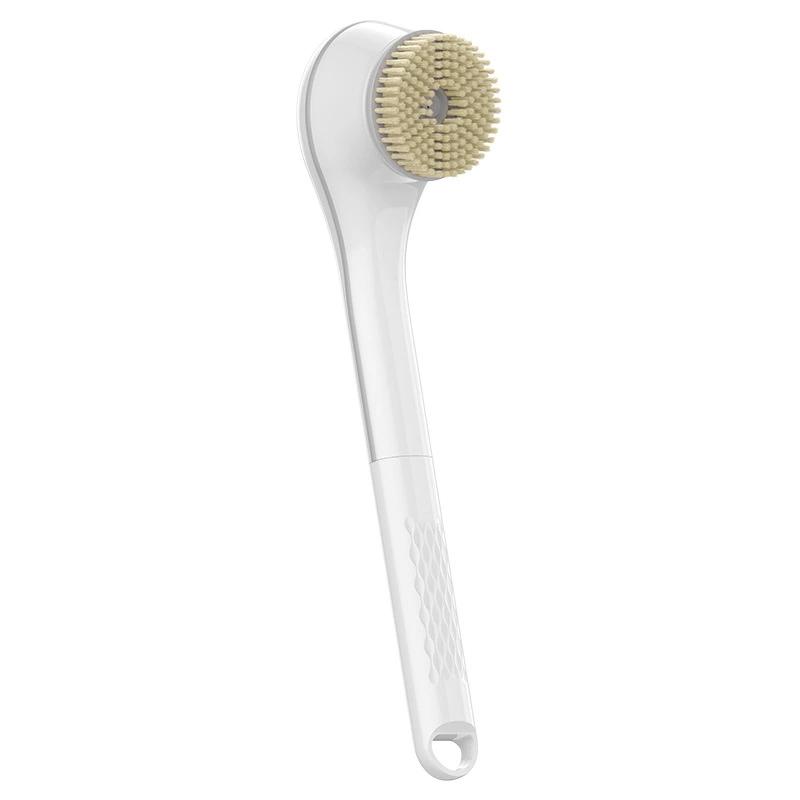

Cepillo de baño eléctrico con mango largo, dispositivo de limpieza corporal recargable