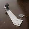 Stainless Steel Door Stopper Guards Wall from Door Damage Reliable Mute Buffer for Wooden and Metal Doors Easy Setup