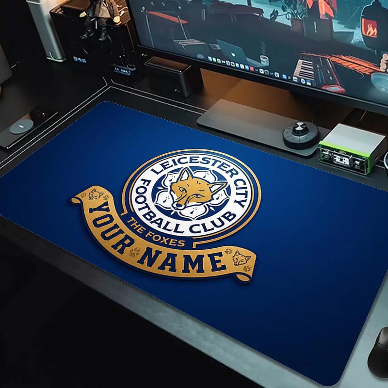 Leicester City Football Club Print Cushion Non-slip Laptop Tablet Big Mousepad XXL Mat Mini PC Playmat With Lock edge