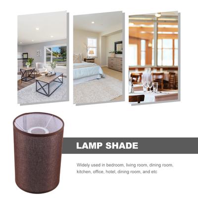 Round Shade E27 Light Socket Decorative Lamp Cover For Bedroom Living Room Floor Table Lamp