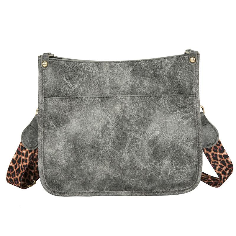 Borse a Tracolla Messenger Retro da Donna Moda Motivo Leopardo Tracolla Borsa a Spalla