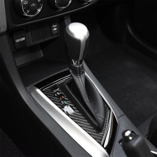 Car Gear Shift Panel Cover Trim Carbon Fiber For Toyota Corolla Levin 2014-2018