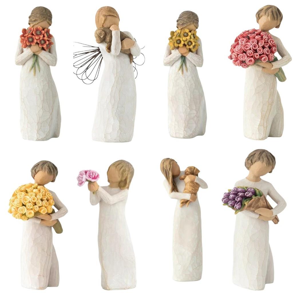 Romantic Family Themed Resin Craft Figurine For Home Decor Ideal For Valentine's Day Gift
