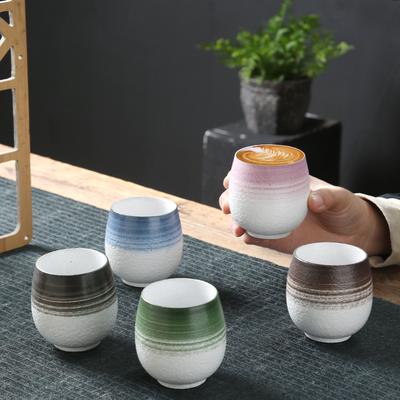 Japanese Style Ceramic Tea Cup Vintage Espresso Coffee Mugs Household Drinking Single Cup Office Water Cups Drinkware 200ML
