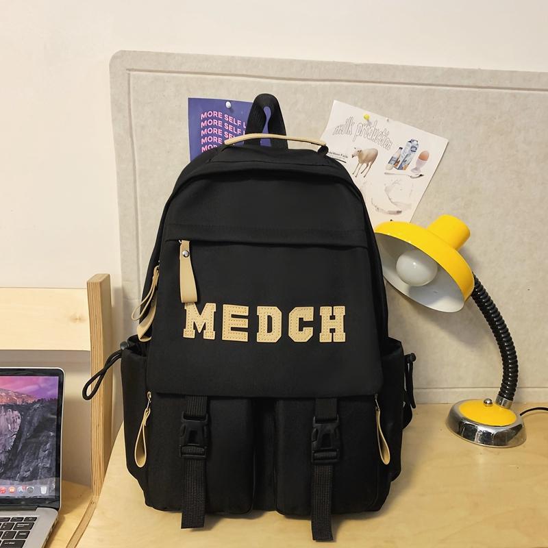 Ghiozdan pentru elevi ghiozdan de mare capacitate pentru liceu rucsac cu scrisori dama