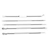 5pcs Pimple Remover Needle Blackhead Comedone Acne Blemish Extractor Tool Set with Mirror