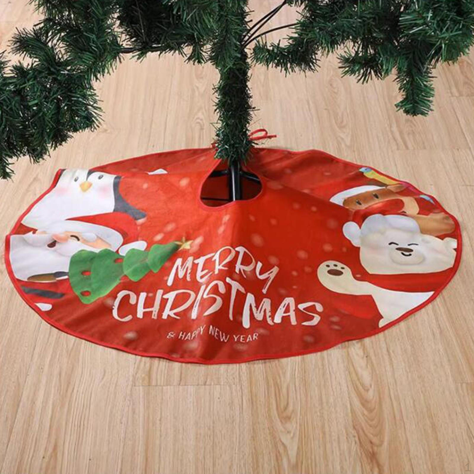 

Christmas Skirt Diameter 90cm Easy to Use Bottom Decoration Decorations