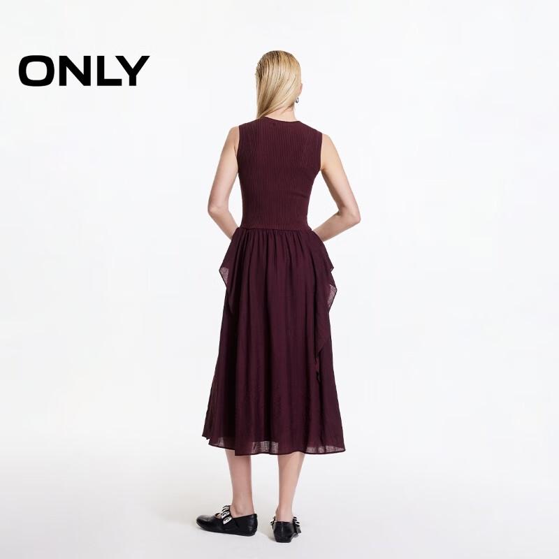 ONLY 2025 Spring Irregular Hem Sleeveless Midi Dress
