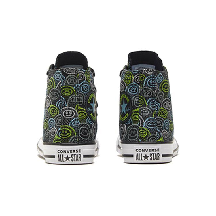 Converse Chuck Taylor All Star High Top Kids Canvas Shoes Snowman Print Kids Sneakers 669299C