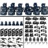 City Police Camouflage Ghost Commando Special Forces Building Blocks MOC Modern Russian Soldier Figures Military Weapon Toy
