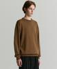 COSTUME O’CLOCK [100% Cotton] Soft Cotton Crew Neck Knit Tee. Brown Cooskt008T.Brown