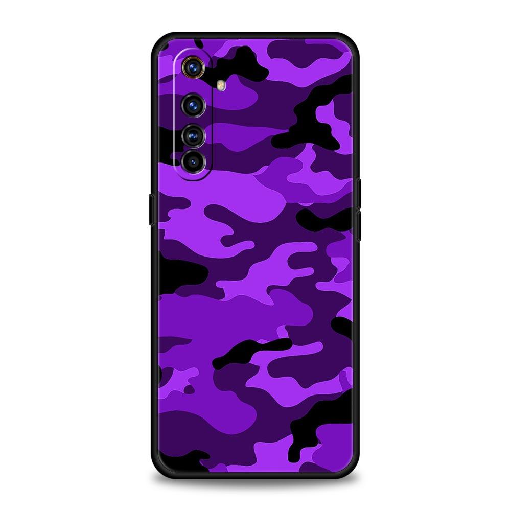 Colour Camouflage Camo For Realme GT Neo2 3 Phone Case For Realme 9 8 7 6 GT2 Pro Plus 5G 8i 9i C3 C21 C11 C25 C35 C21Y Cover
