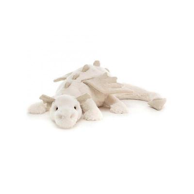 Dragão de Neve 19,7" Brinquedo de Pelúcia Luxuosamente Macio, Ideal para Crianças e Fãs de Fantasia