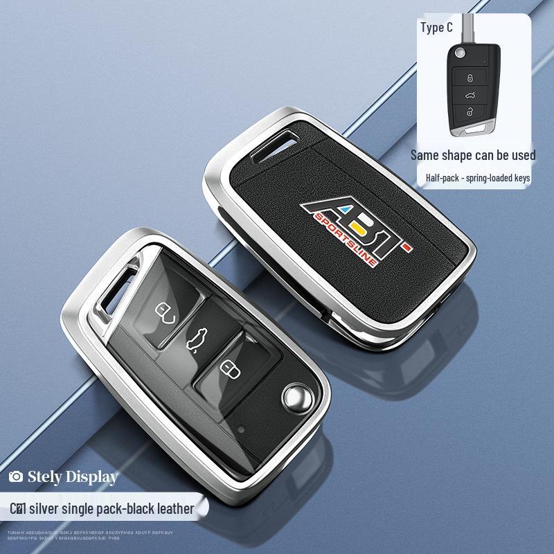 

Volkswagen Golf 6 Key Case Cover for 2010-2012 Models, 3-Button Folding Insert Type