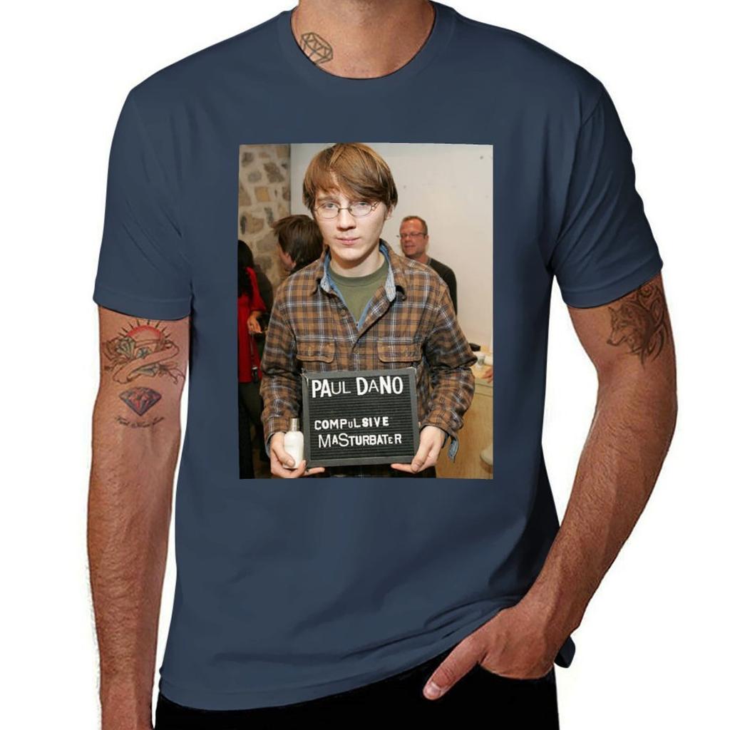 Paul Dano Compulsive Masturbater Tshirt Holiday Casual Short Sleeve Top