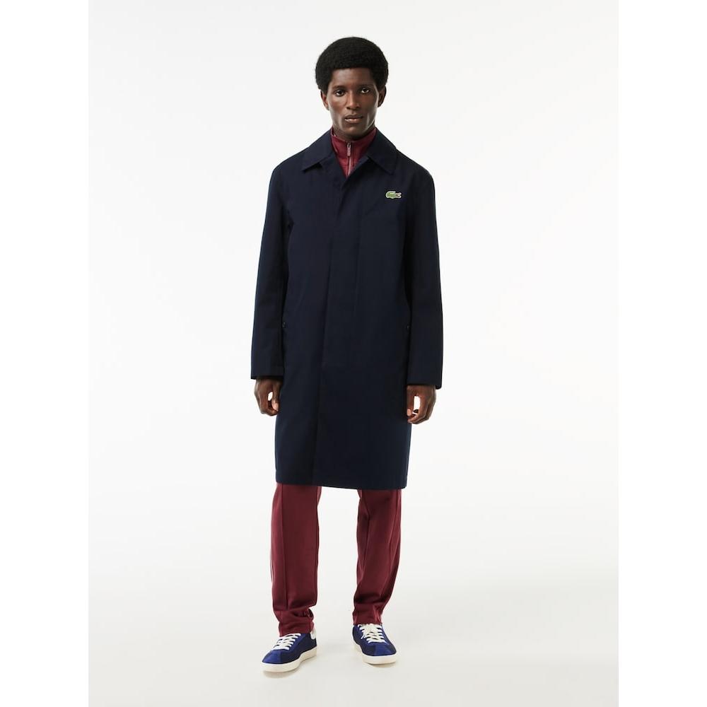 

LACOSTE мужское длинное пальто из поликоттона и саржи BH5946 53N HDE Q2NBH5946 53NHDE