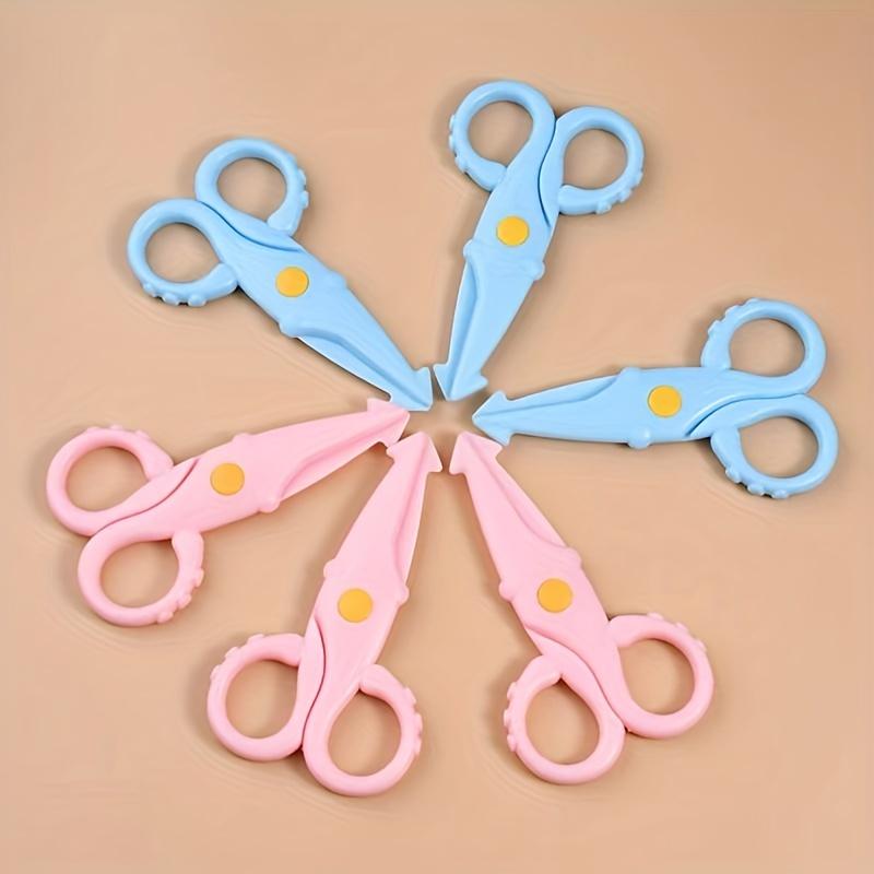 1/2pcs Cute Squid Scissors Mini Plastic Scissors Student Scissors Hand Cut Paper-cut Stationery Children Scissors