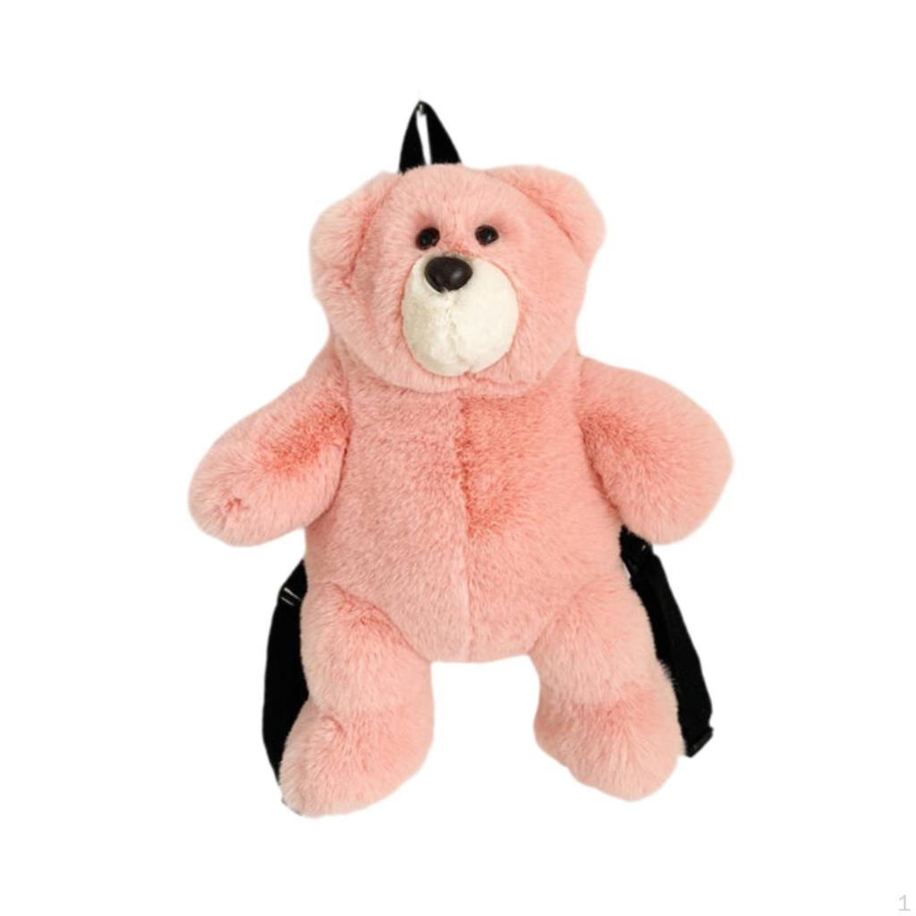 Plecak Pluszowy Miś Regulowany Pasek Na Ramię Plecak Dzienny Dla Dzieci Nastolatki Kobiety Chłopcy